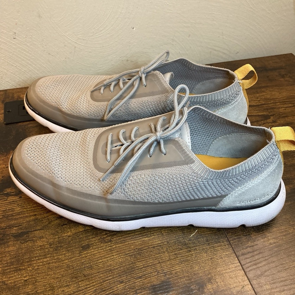 Cole Haan Generation Zerogrand Stitchlite Mens 10 Gray Knit Sneaker C34532